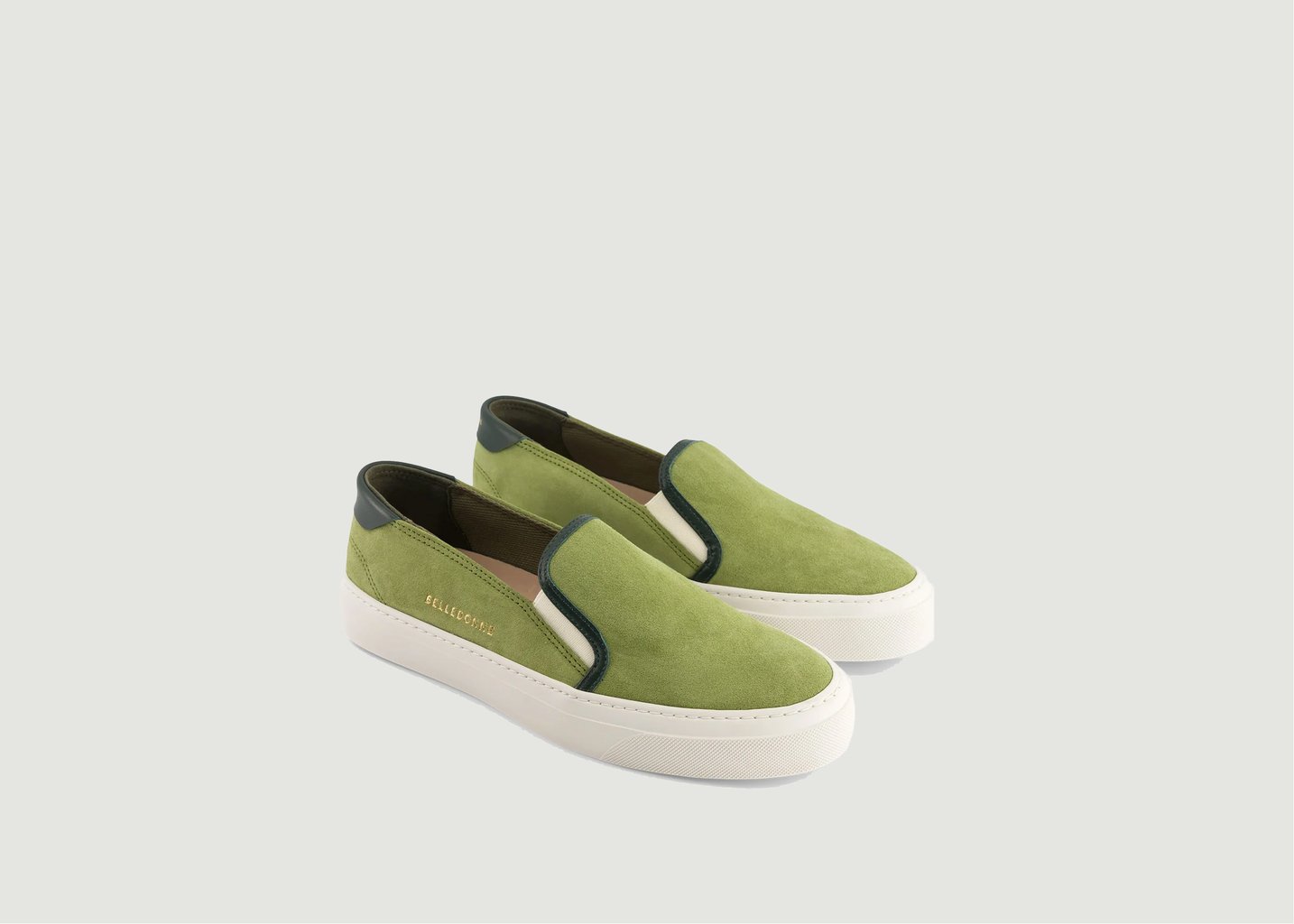 L'exception Sneakers B3 Slip On Vert Belledonne Paris