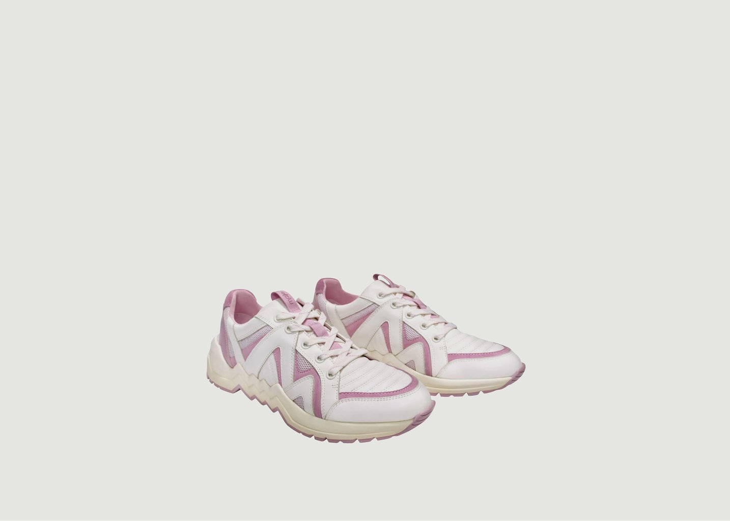 L'exception Sneakers Basses De Running Frizz Rose Pâle Maje