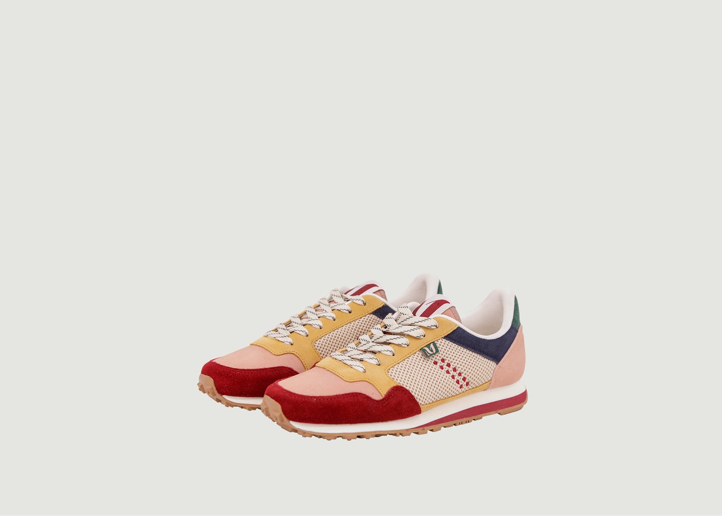L'exception Sneakers Basses De Running Gabrielle Multicolore Odaje Ex M.Moustache
