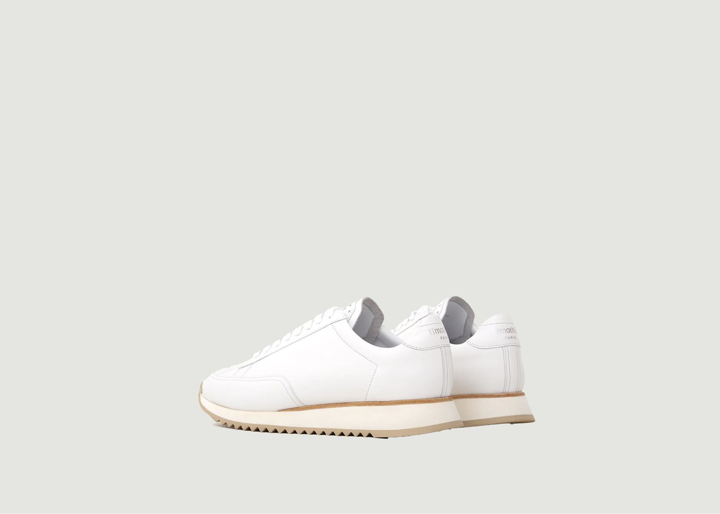 L'exception Sneakers Basses En Cuir Cabourg Blanc Timothée Paris