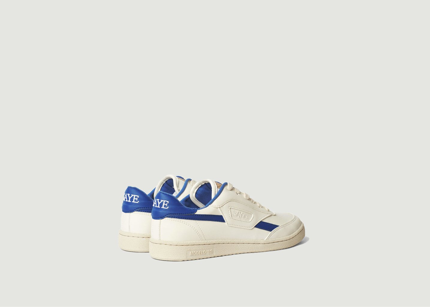 L'exception Sneakers Basses En Cuir De Mangue Modelo 89 Bleu Saye Brand