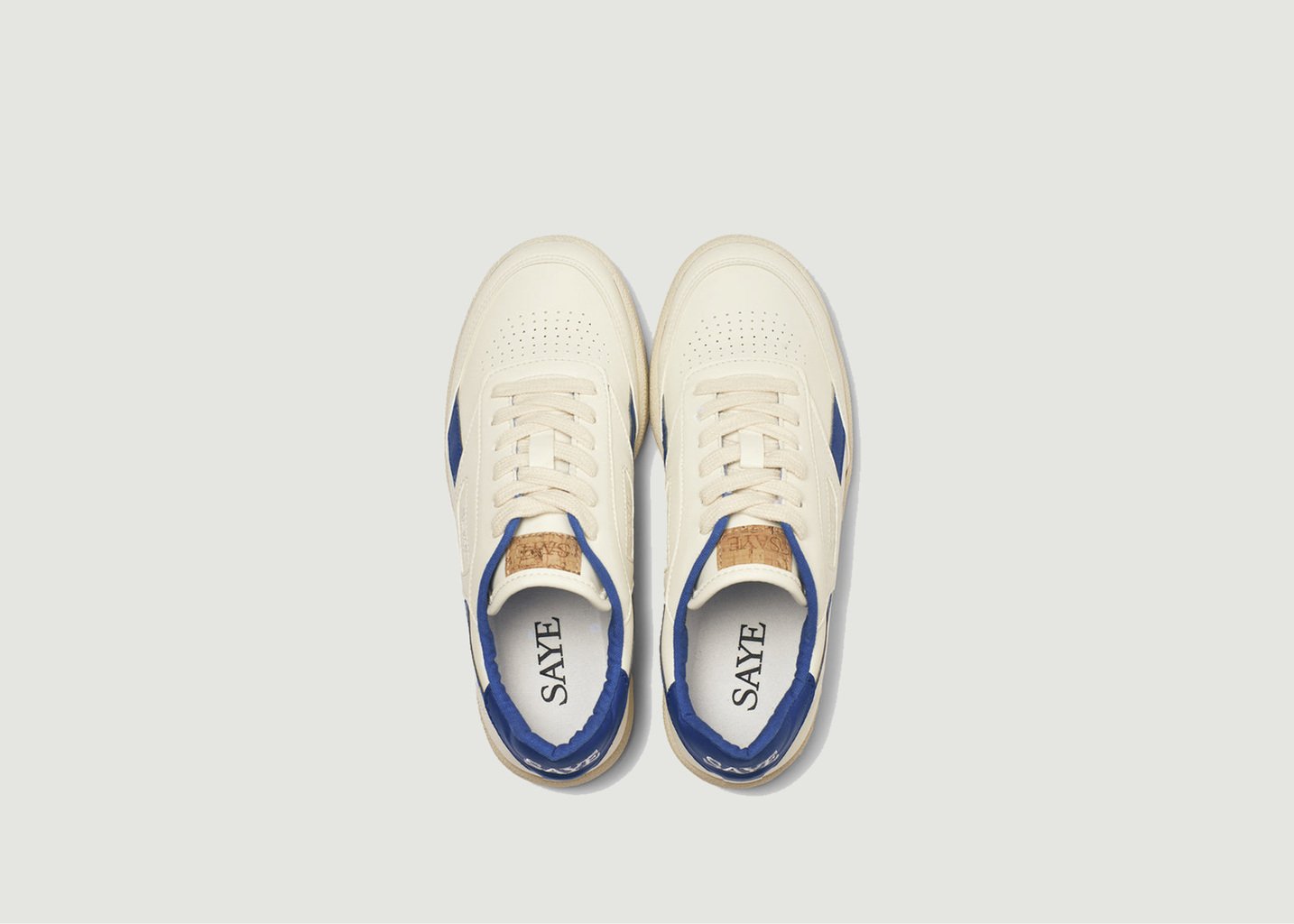 L'exception Sneakers Basses En Cuir De Mangue Modelo 89 Bleu Saye Brand