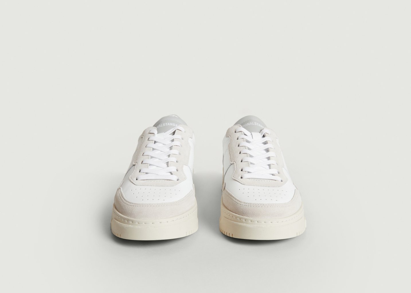 L'exception Sneakers Basses En Cuir Edition 8 Blanc National Standard