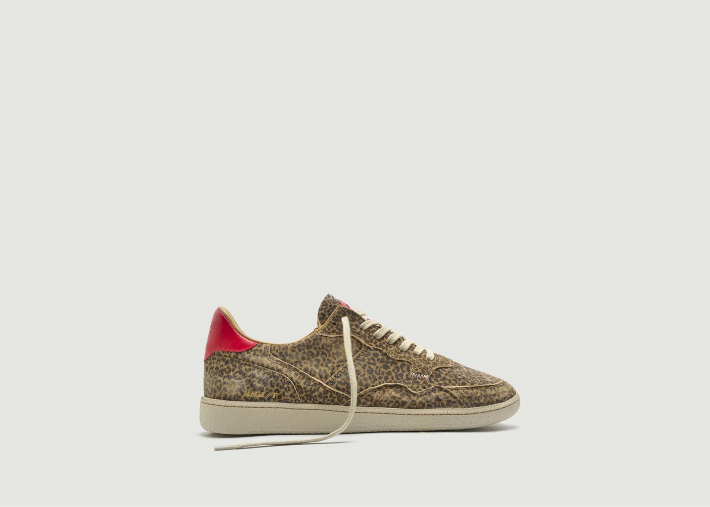 L'exception Sneakers Basses En Cuir Mega T Marron Hidnander