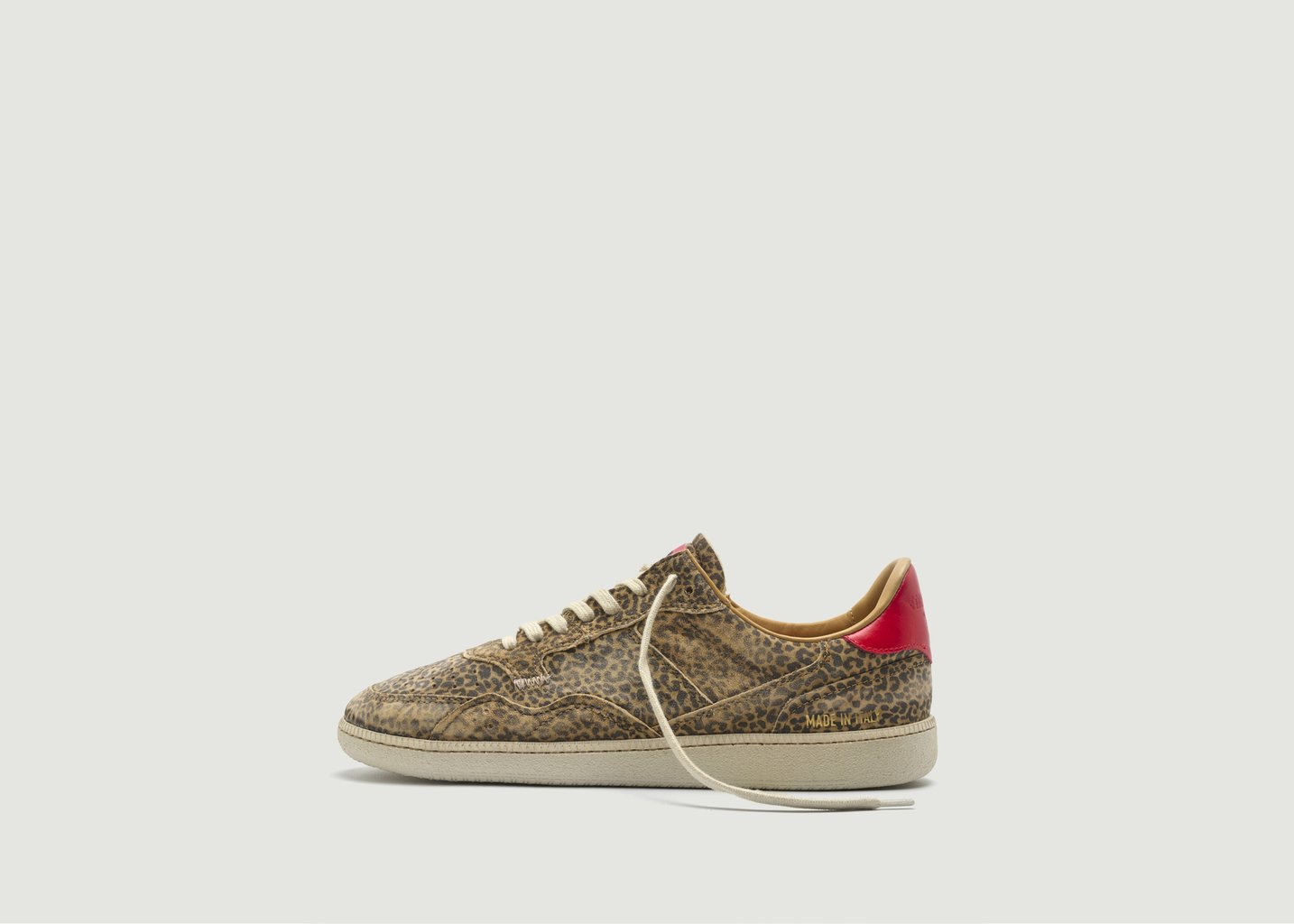 L'exception Sneakers Basses En Cuir Mega T Marron Hidnander