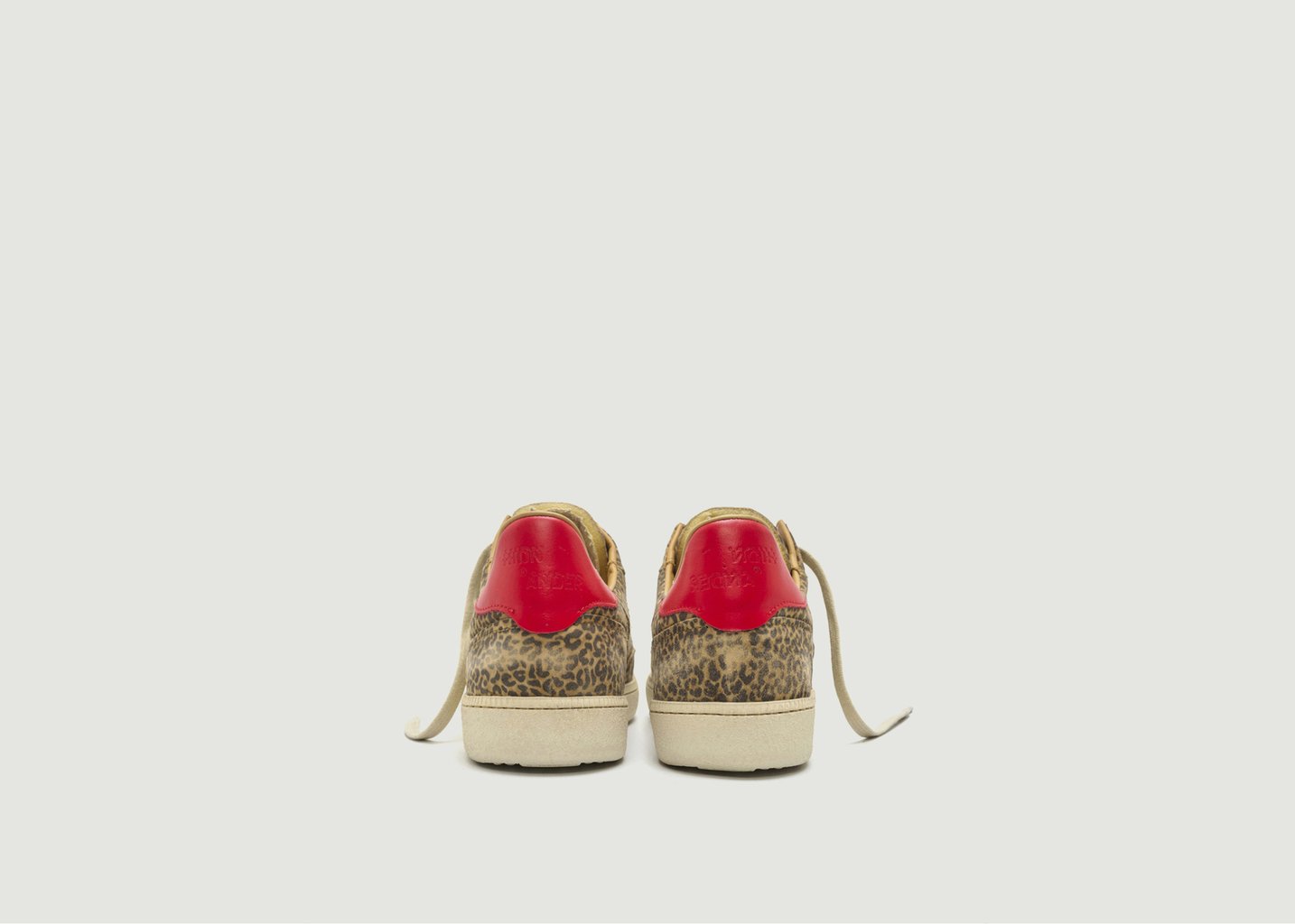 L'exception Sneakers Basses En Cuir Mega T Marron Hidnander