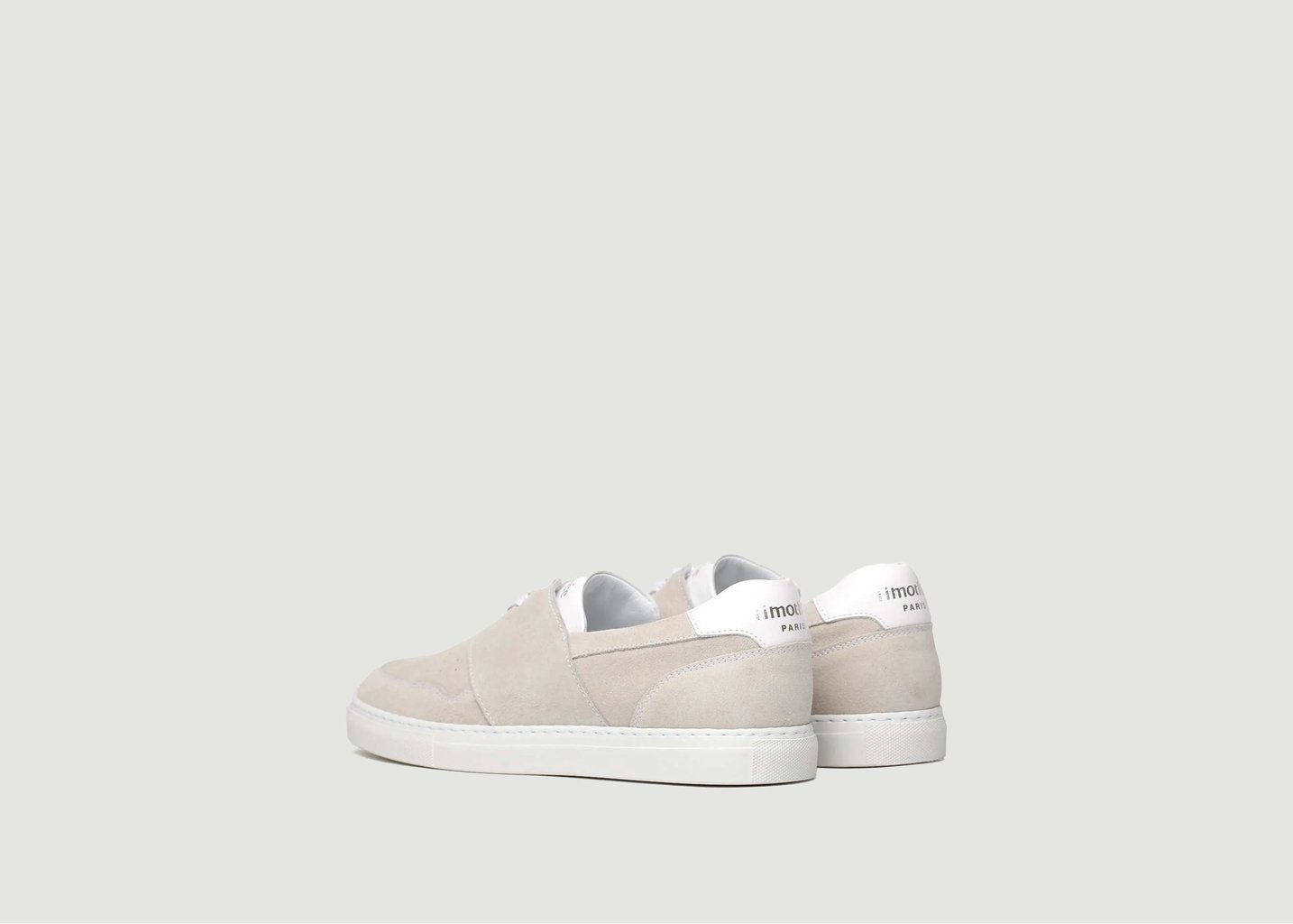 L'exception Sneakers Basses En Cuir Suédé Pyla Sable Timothée Paris