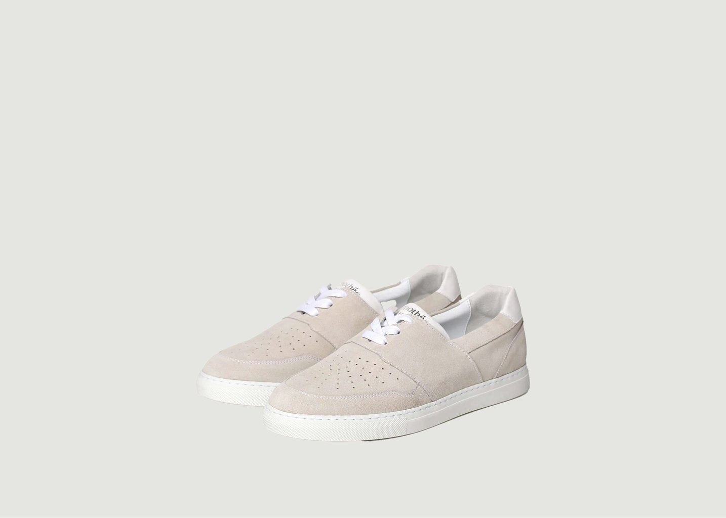 l'exception Sneakers basses en cuir suédé Pyla Sable Timothée Paris