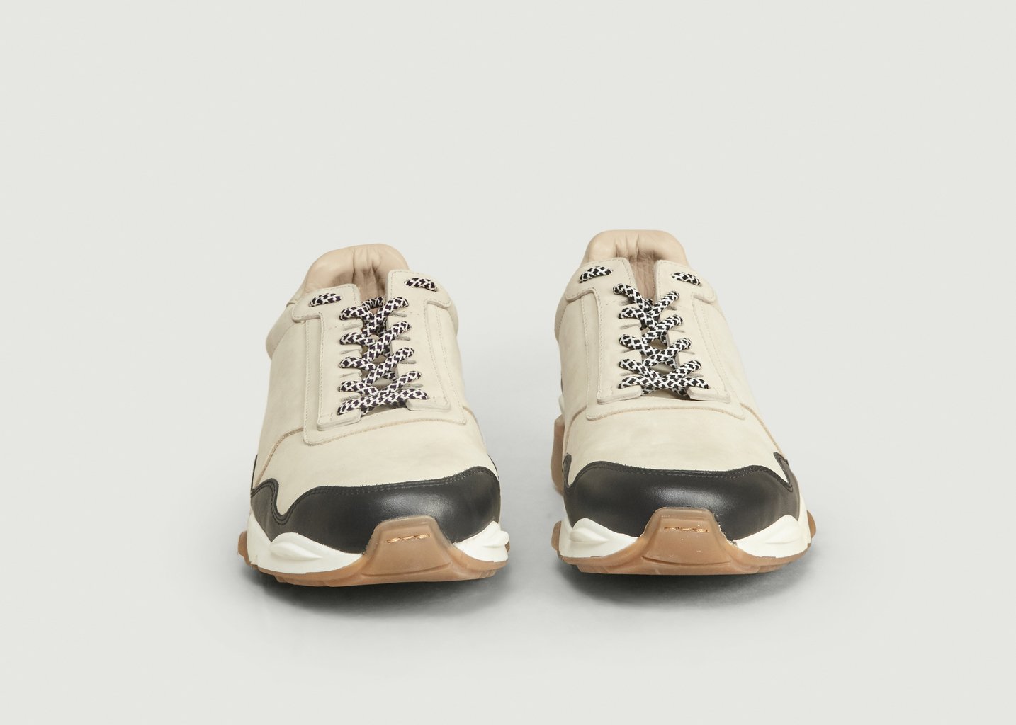 L'exception Sneakers Bicolores En Nubuck ZSP7 Beige Zespa