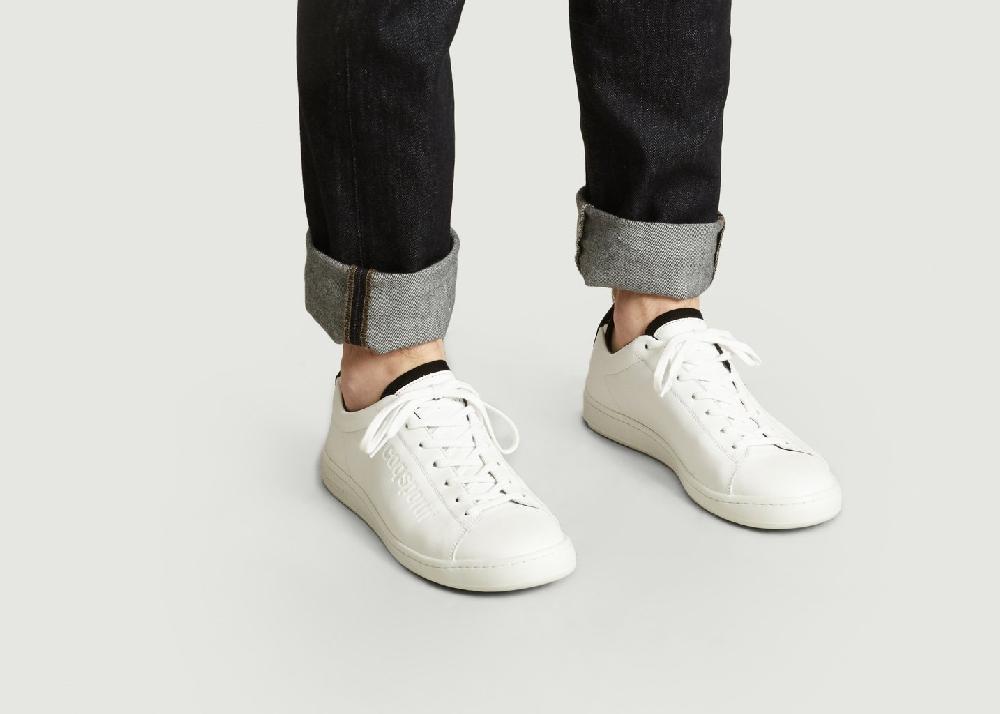 L'exception Sneakers Blazon De Sable Blanc Le Coq Sportif