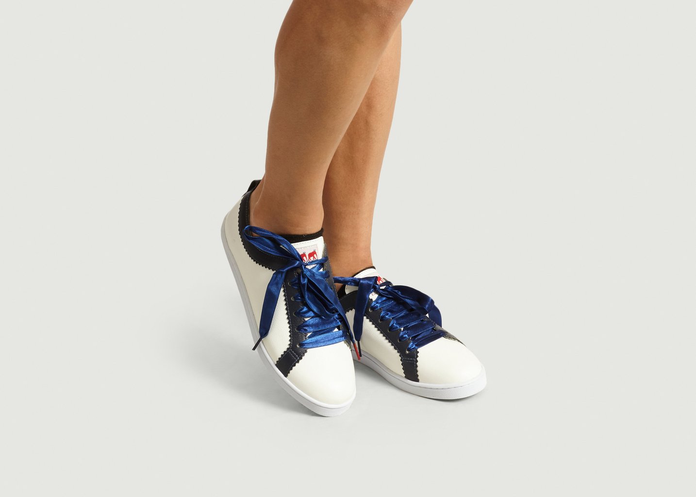 L'exception Sneakers Boubou Zigzag Bleu Twins For Peace