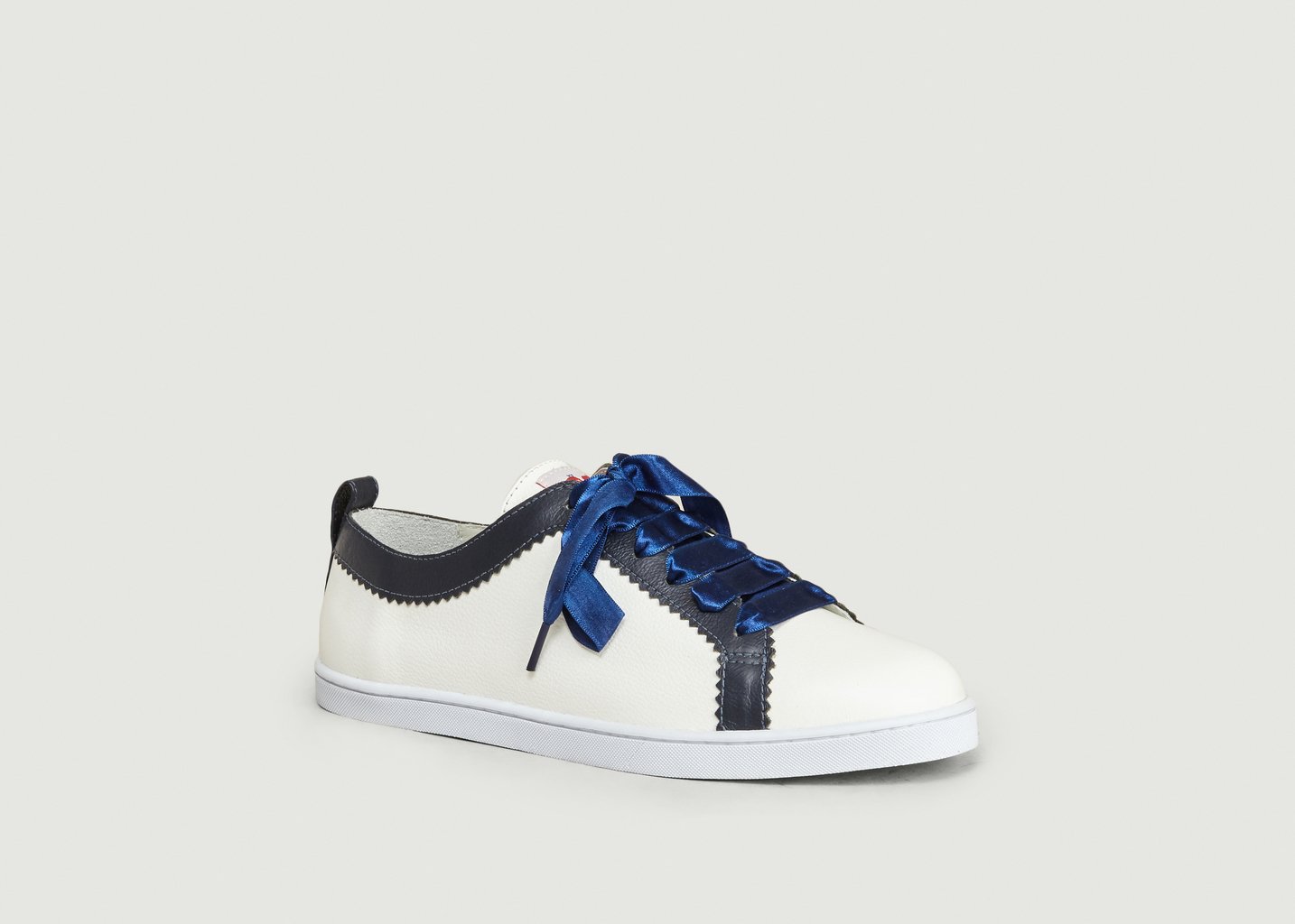 l'exception Sneakers Boubou Zigzag Bleu Twins For Peace