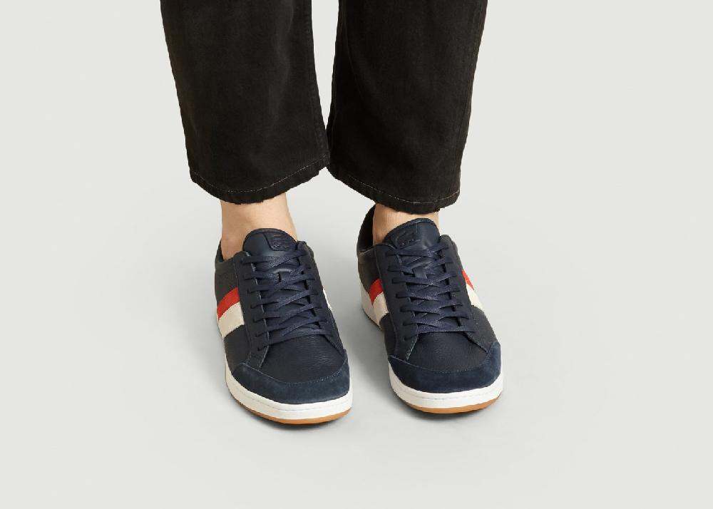 L'exception Sneakers Carnaby Ace Bleu Marine Lacoste