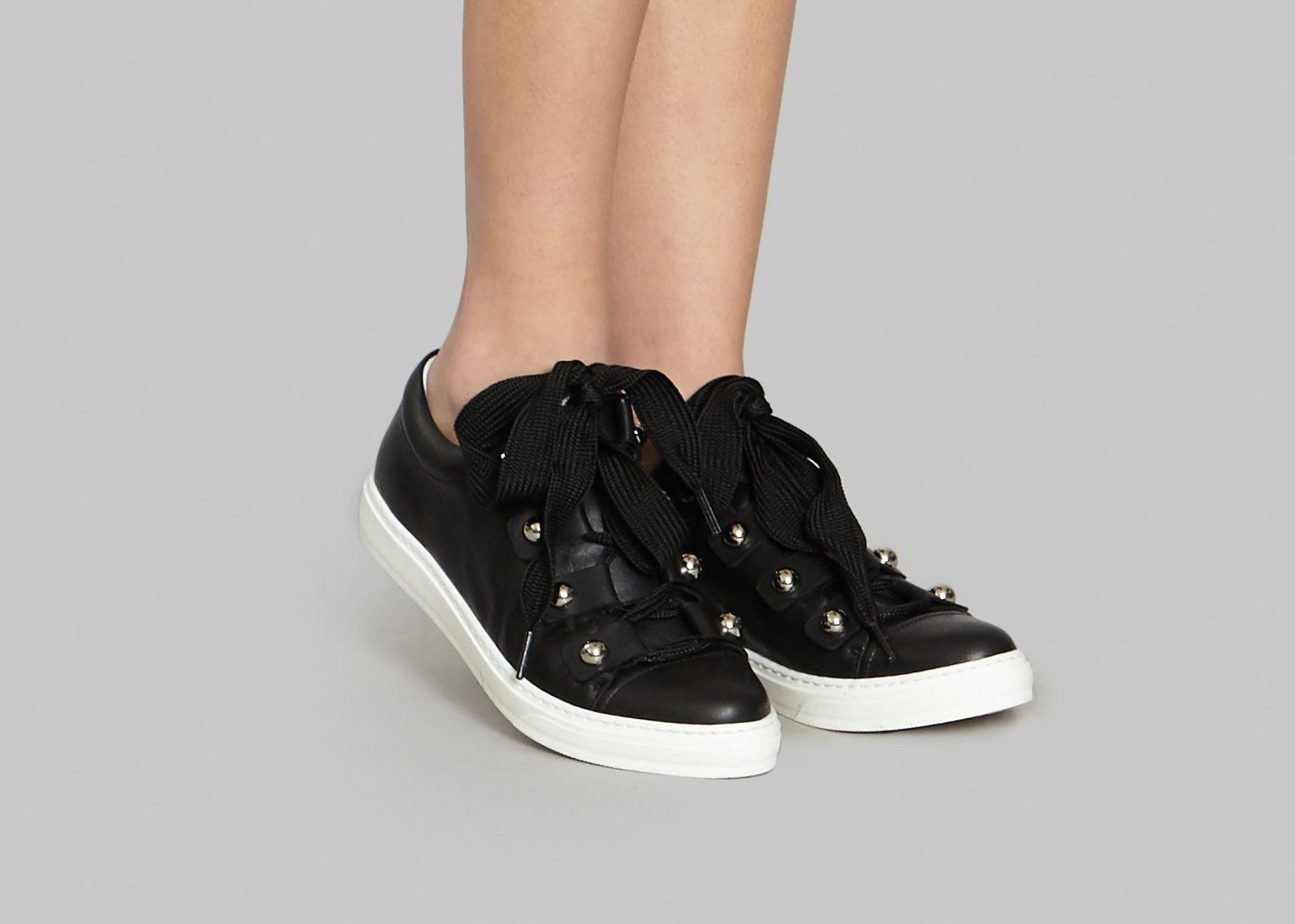 L'exception Sneakers Clous Noir Sonia By Sonia Rykiel