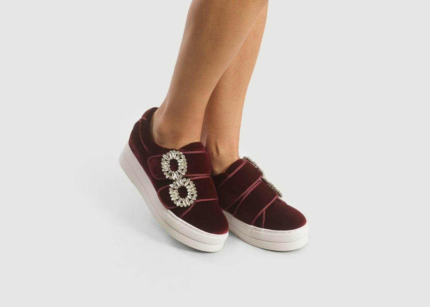L'exception Sneakers Compensées Bordeaux Essentiel Antwerp