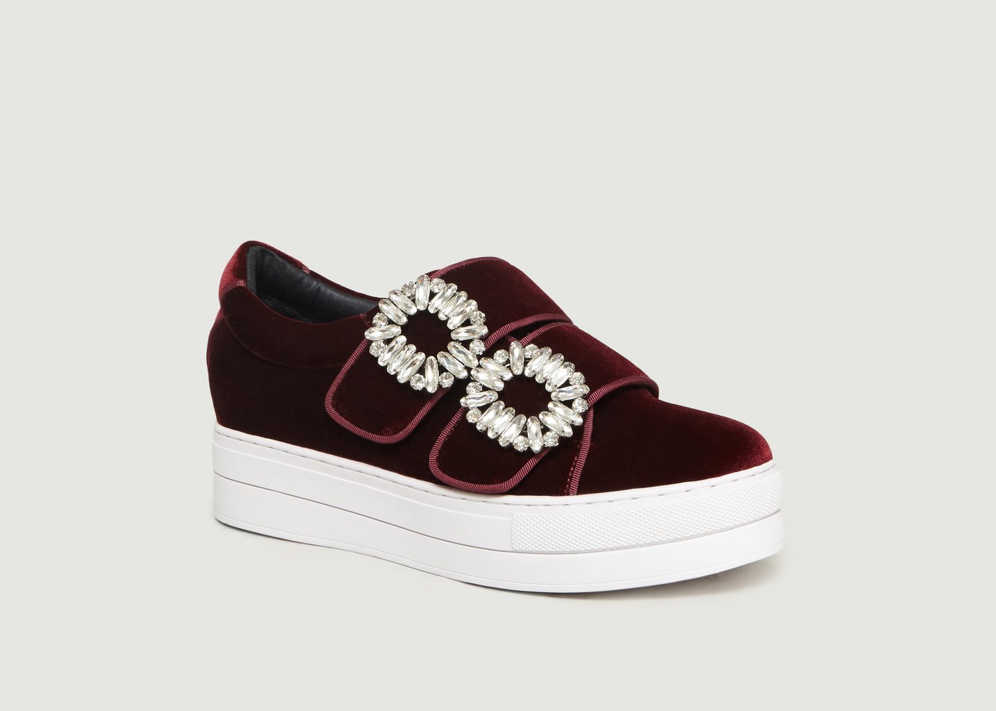 l'exception Sneakers Compensées Bordeaux Essentiel Antwerp