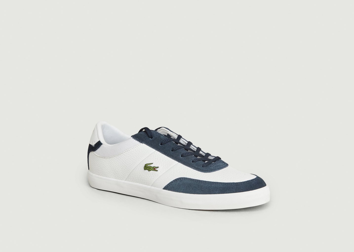 l'exception Sneakers Court Master en cuir et synthétique Blanc Lacoste