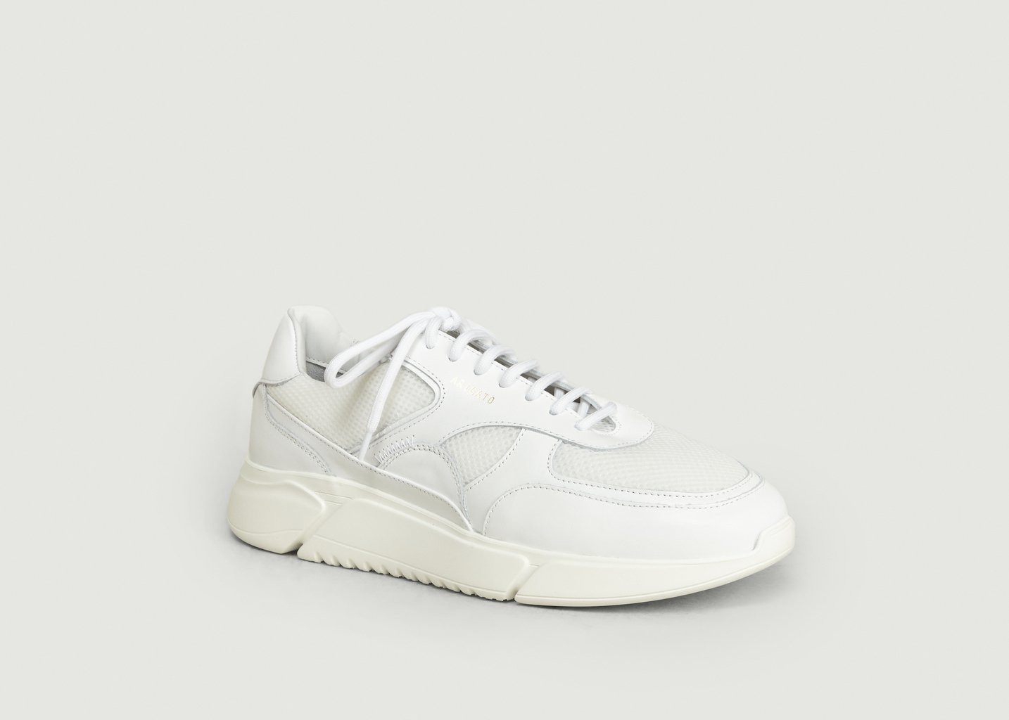 l'exception Sneakers Cuir Et Mesh Genesis Blanc Axel Arigato