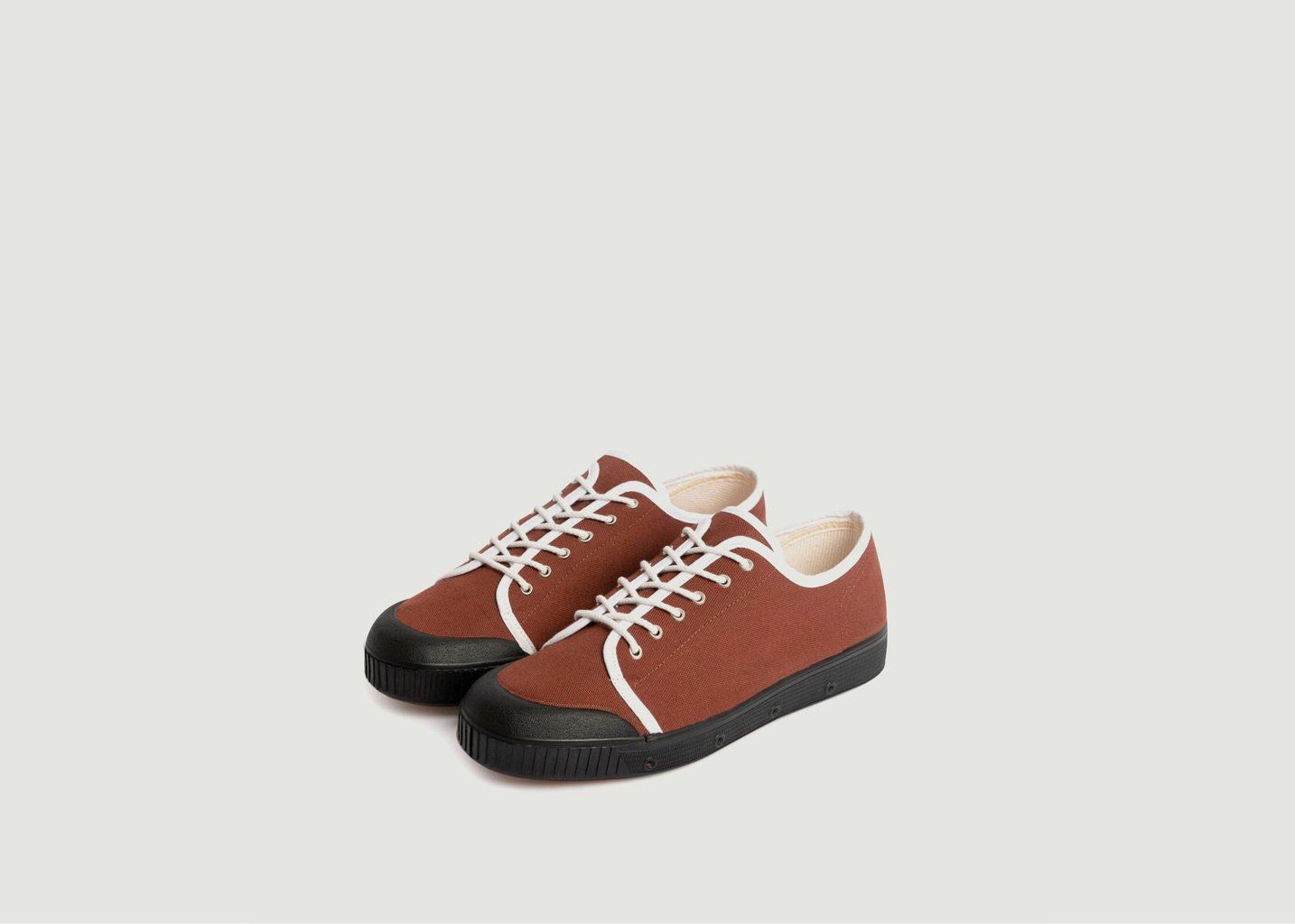 L'exception Sneakers G2 L'etiquette Marron Spring Court