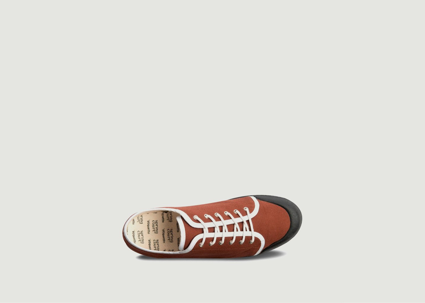 L'exception Sneakers G2 L'etiquette Marron Spring Court