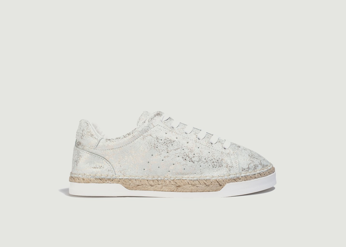 l'exception Sneakers Lancry Marbré Argent Canal Saint Martin