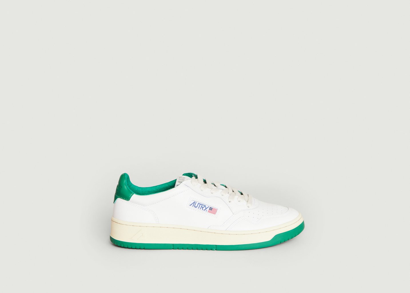 L'exception Sneakers Medalist Leather Low Top Vert AUTRY