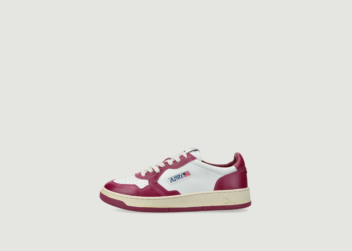 L'exception Sneakers Medalist Low En Cuir Bordeaux AUTRY
