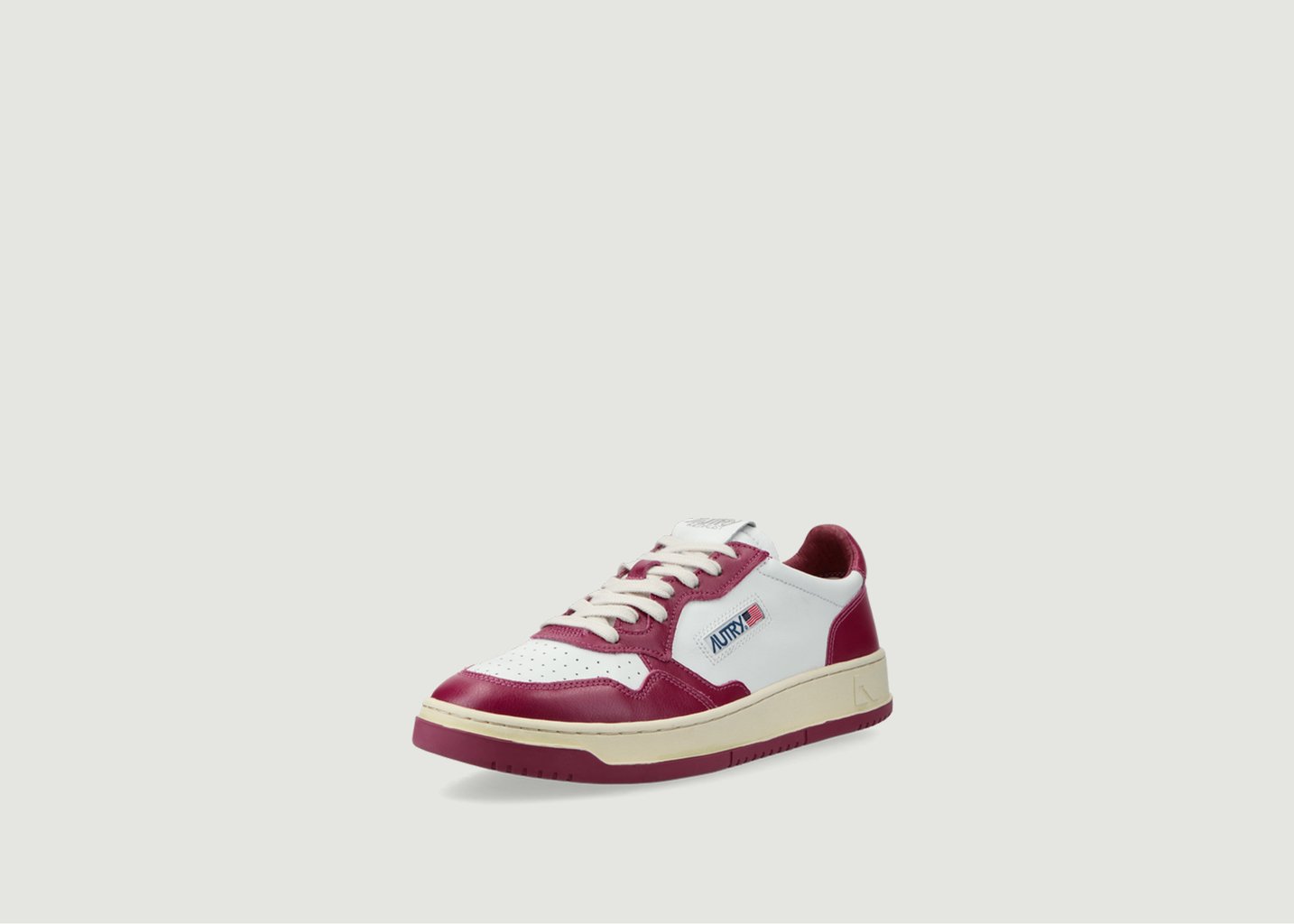 L'exception Sneakers Medalist Low En Cuir Bordeaux AUTRY