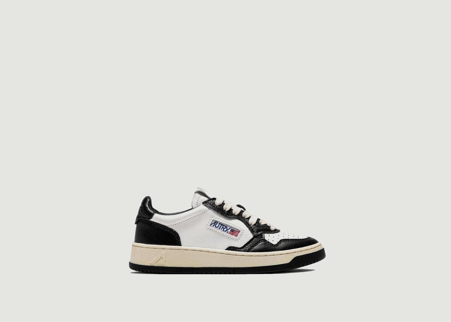 l'exception Sneakers Medalist Low en cuir Noir AUTRY