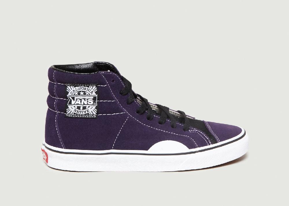 L'exception Sneakers Montantes California Native Style 238 Violet Vans