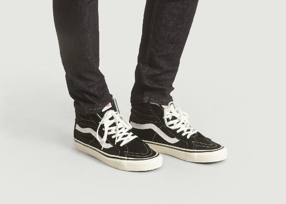 L'exception Sneakers Montantes En Daim SK8 HI Anaheim Noir Vans
