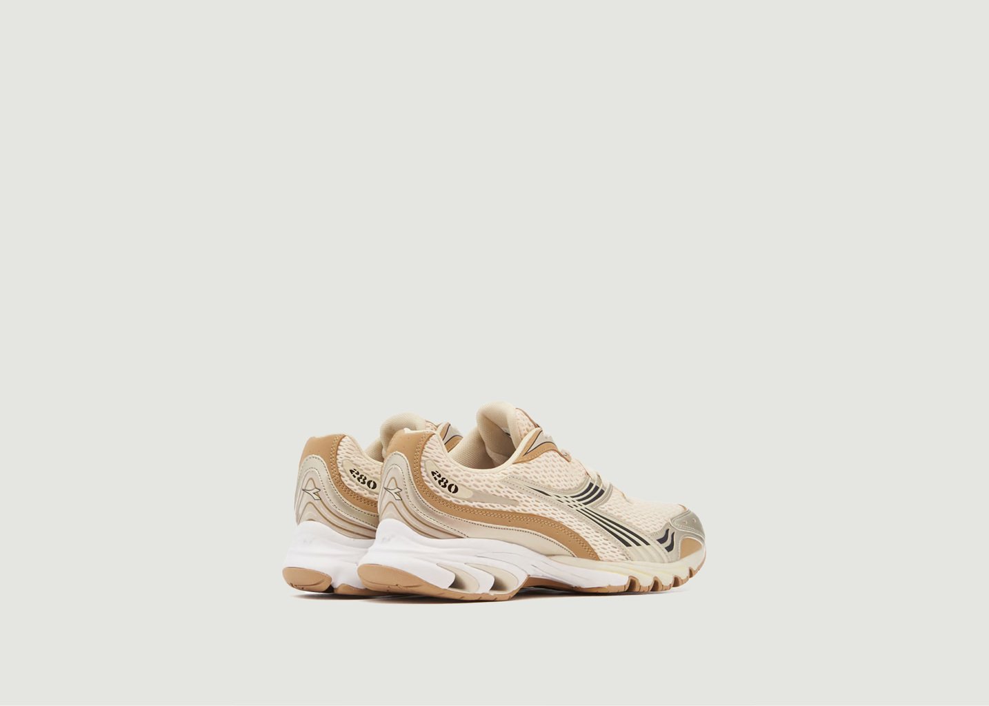 L'exception Sneakers Mythos Propulsion 280 M2 Suede Beige Diadora Heritage