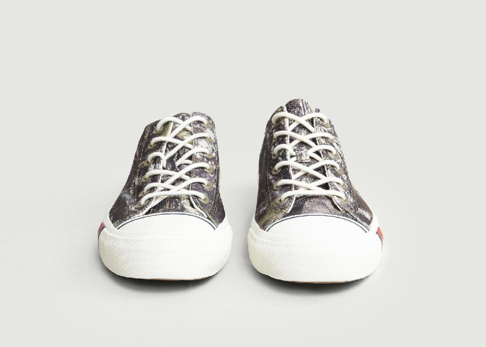 L'exception Sneakers Royal Lo True Timber Vert Foncé PRO Keds