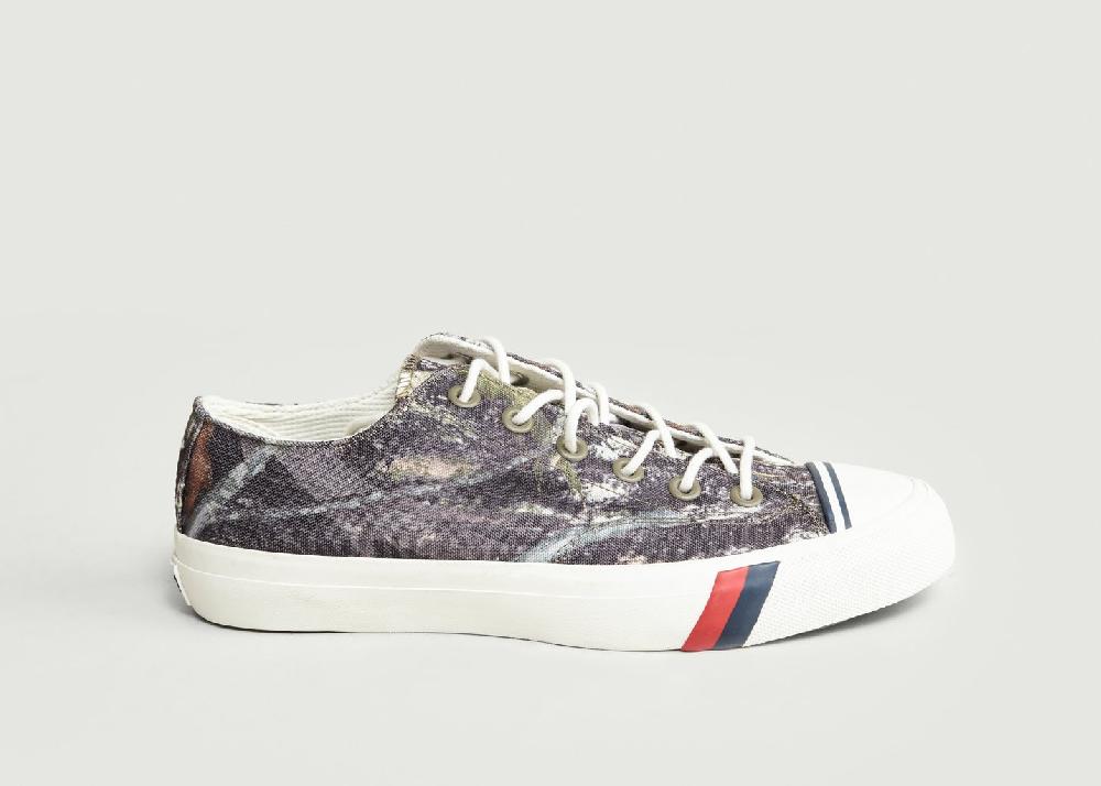 L'exception Sneakers Royal Lo True Timber Vert Foncé PRO Keds