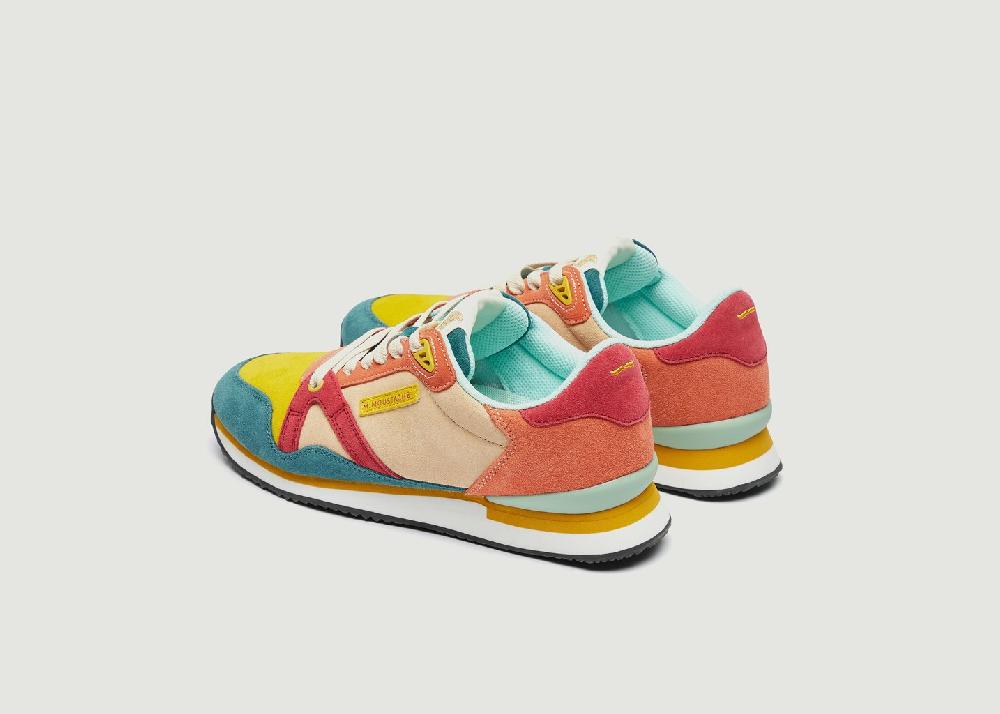 L'exception Sneakers Running Andrée Multicolore Odaje Ex M.Moustache