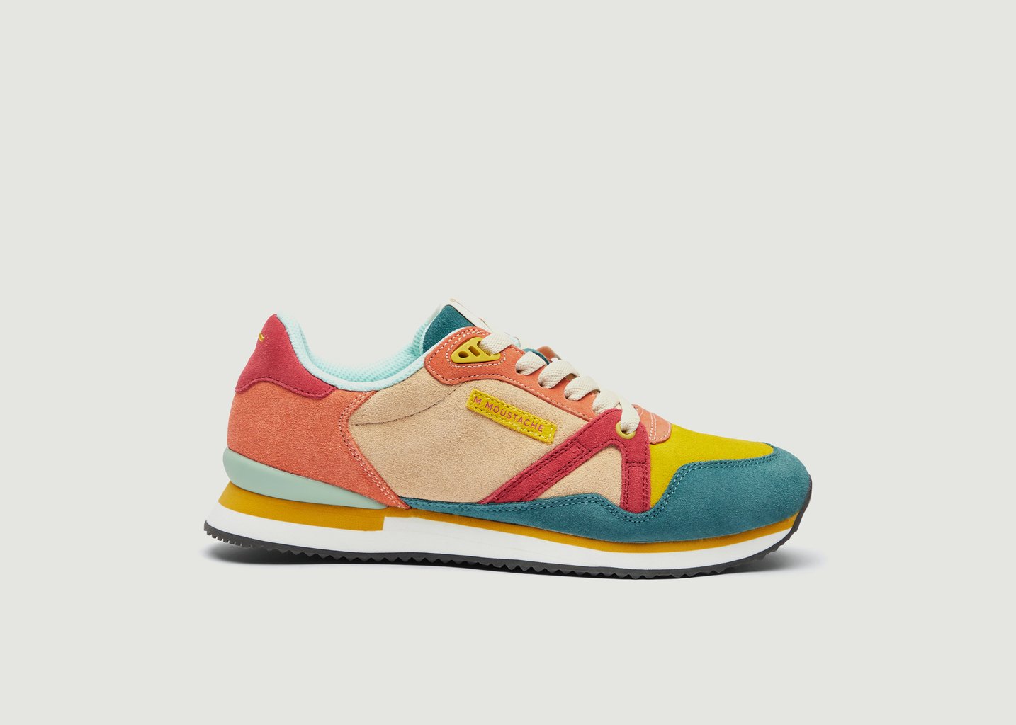 l'exception Sneakers Running Andrée Multicolore Odaje ex M.Moustache
