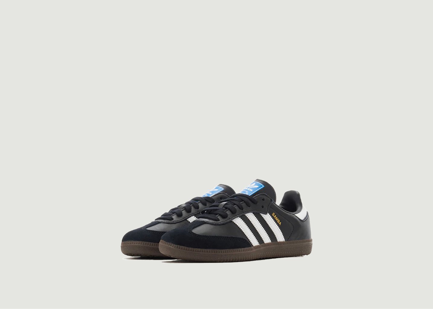 l'exception Sneakers Samba Vegan Black Gum Noir Adidas