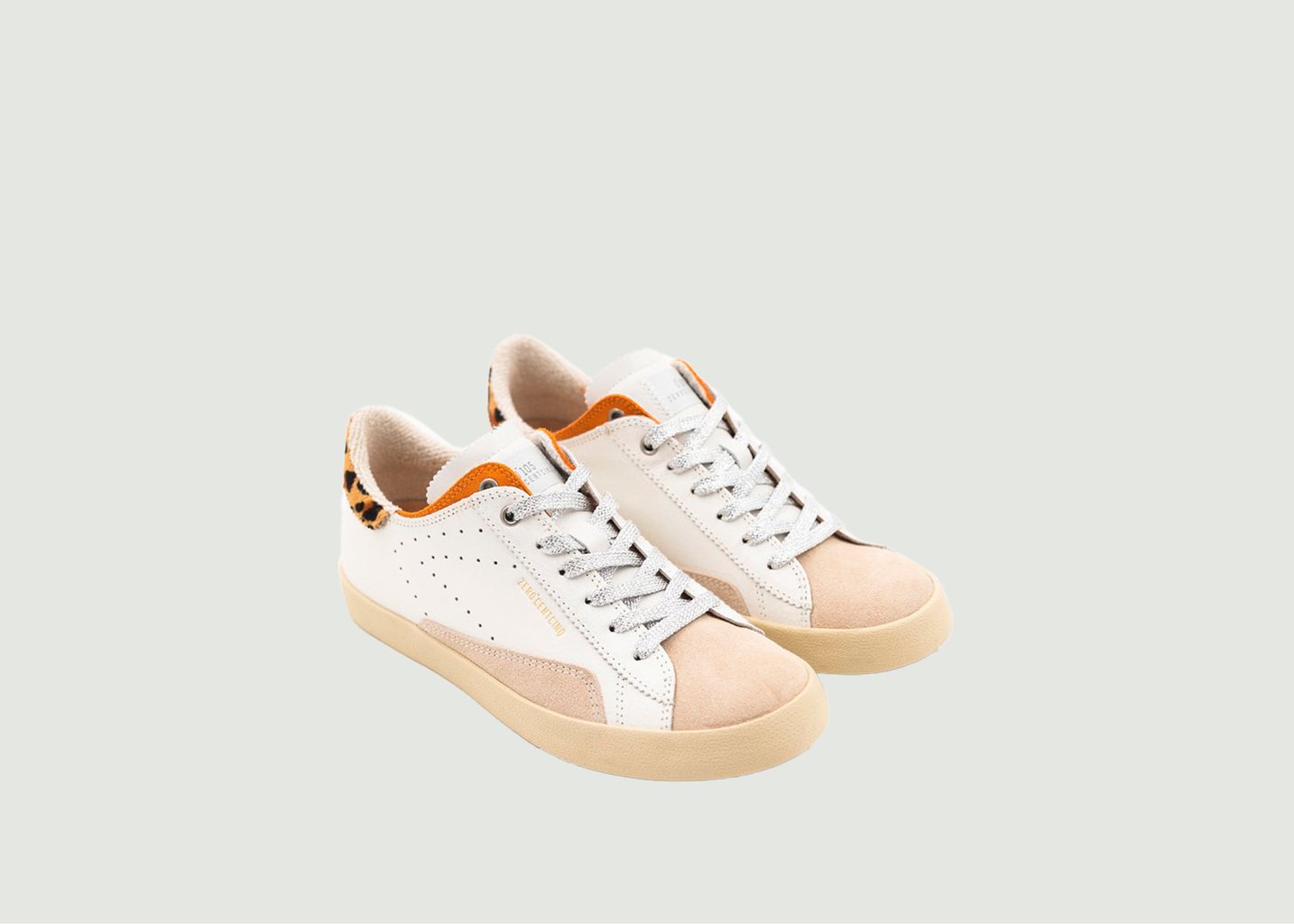 L'exception Sneakers SC06 Leo Melon Blanc Zéro Cent Cinq