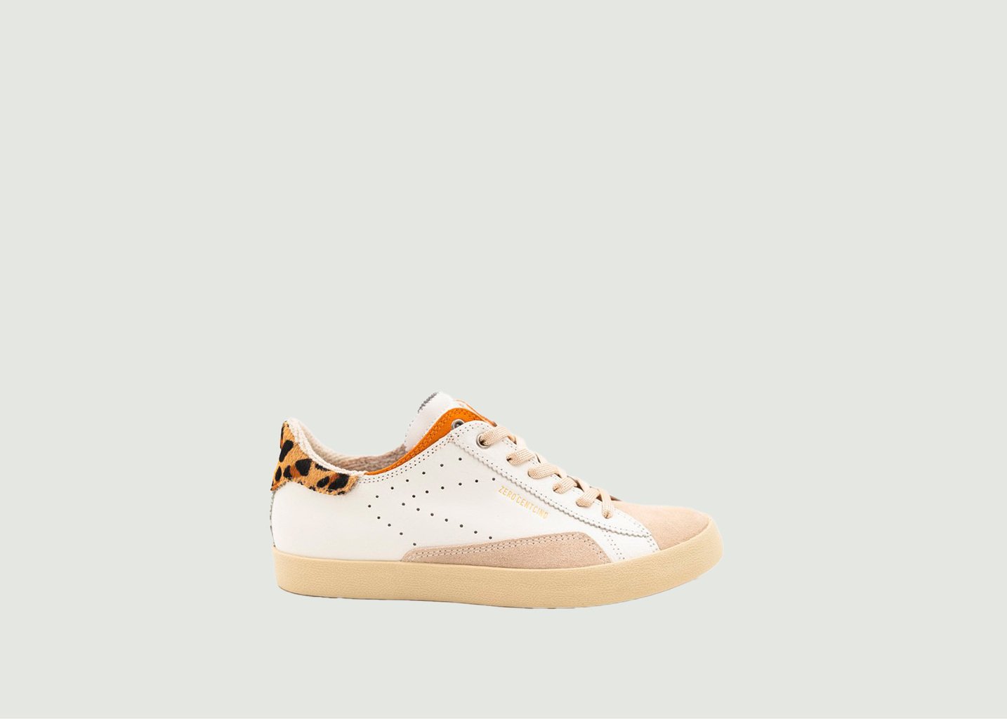 l'exception Sneakers SC06 Leo Melon Blanc Zéro cent cinq