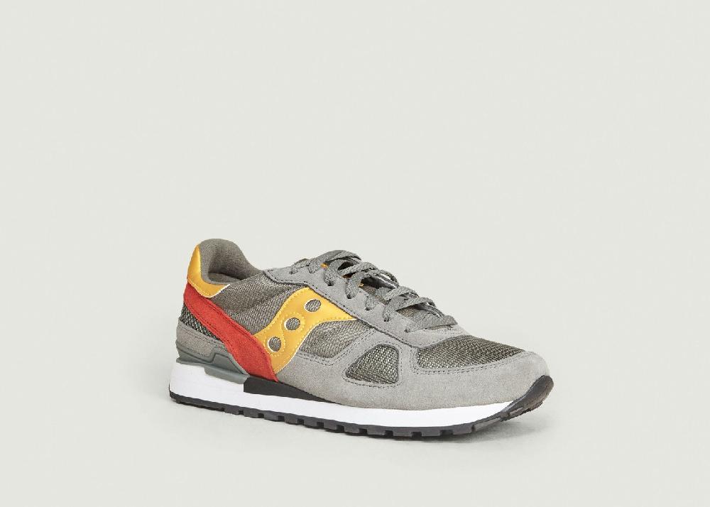 l'exception Sneakers Shadow Original Gris Léger Saucony