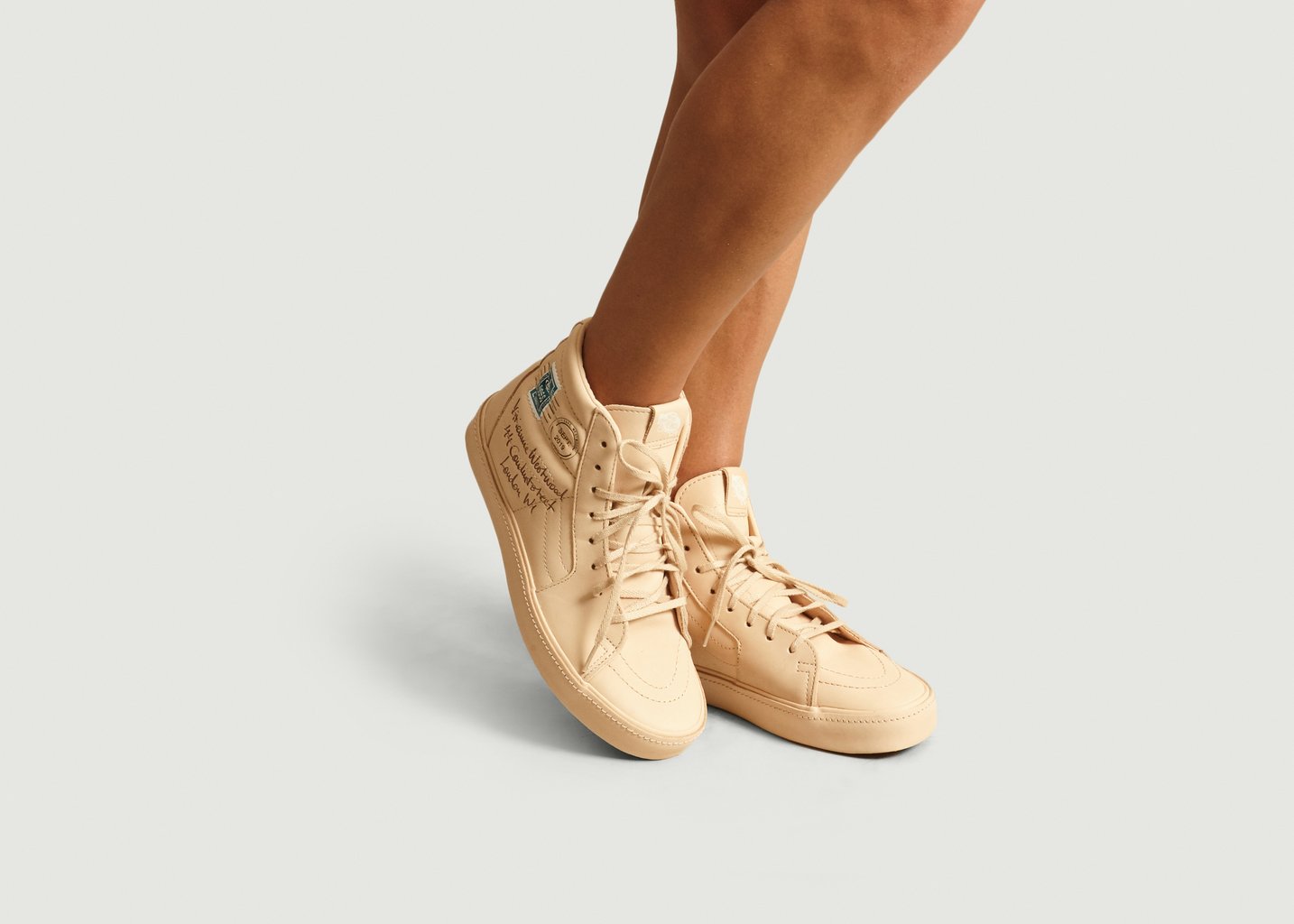 L'exception Sneakers SK8 Hi X Vivienne Westwood Beige Vans