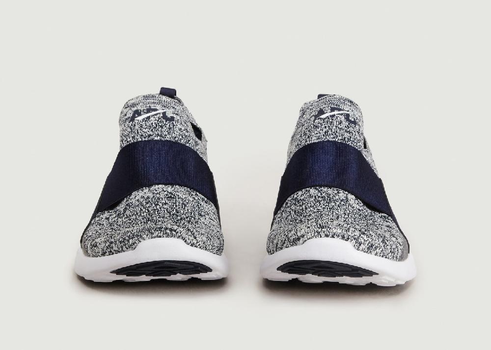 L'exception Sneakers Slip On Tech Loom Bliss Bleu Marine Athletic Propulsion Labs