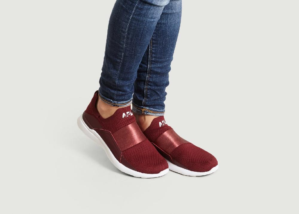 L'exception Sneakers Slip On Tech Loom Bliss Bordeaux Athletic Propulsion Labs