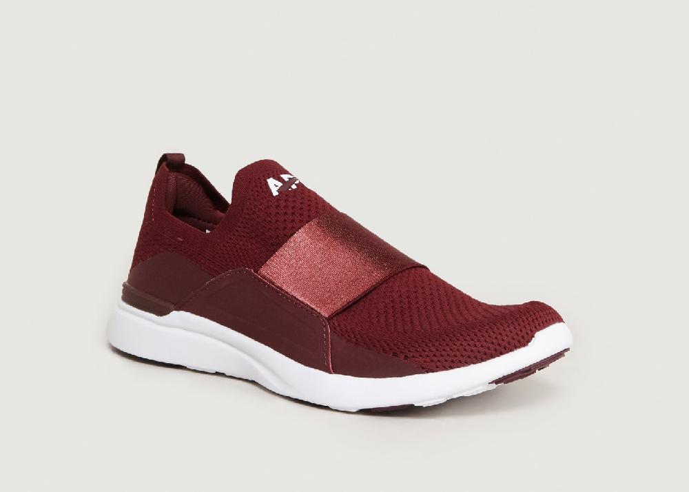 l'exception Sneakers Slip On Tech Loom Bliss Bordeaux Athletic Propulsion Labs