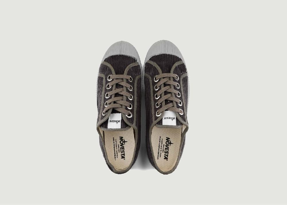 L'exception Sneakers Star Master Corduroy Gris Novesta