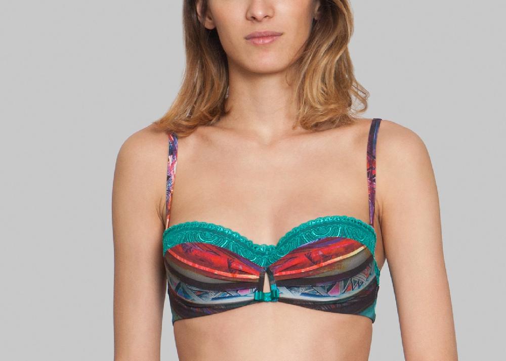 l'exception Soutien Gorge Corbeille Mousse Mahala Turquoise Atelier Modesti
