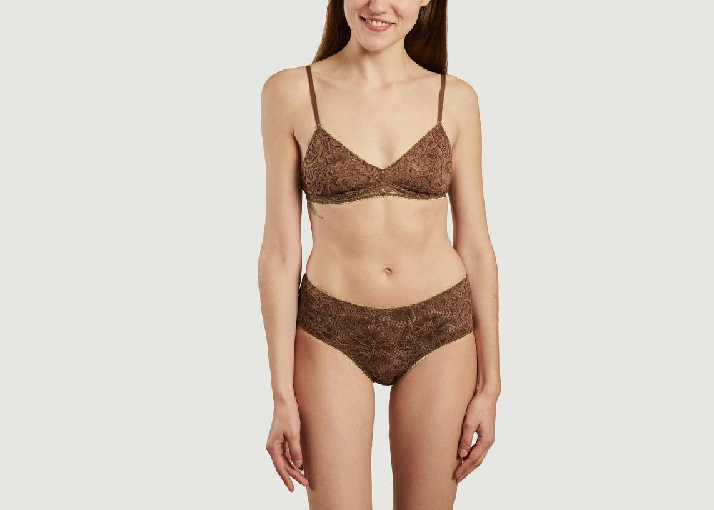 L'exception Soutien Gorge Maaliko 13016 Marron Samsoe & Samsoe