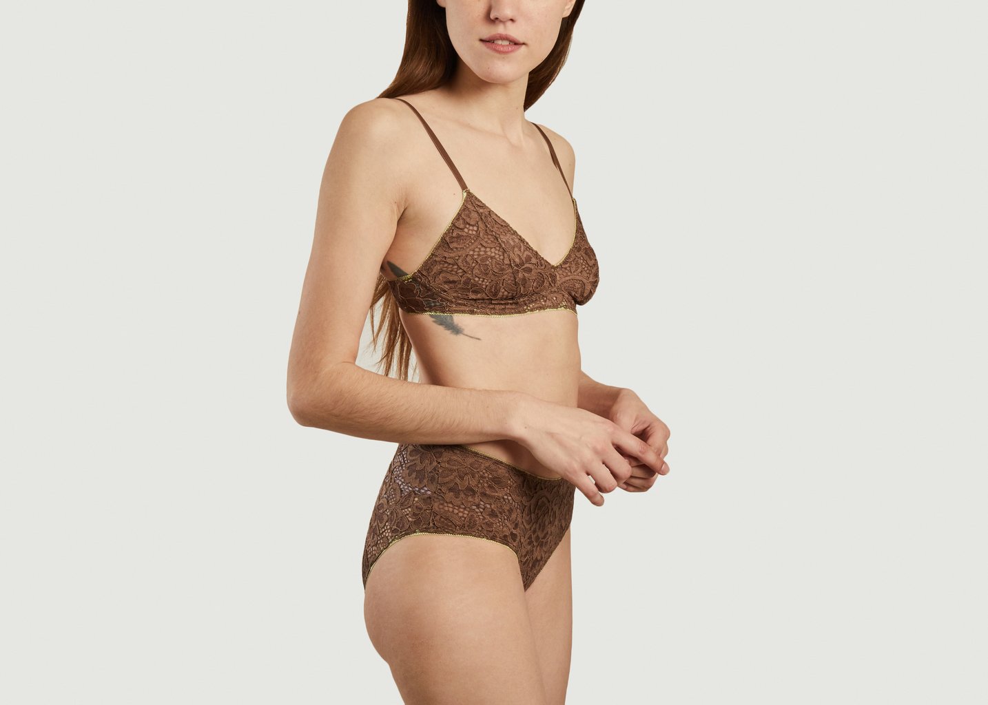 L'exception Soutien Gorge Maaliko 13016 Marron Samsoe & Samsoe