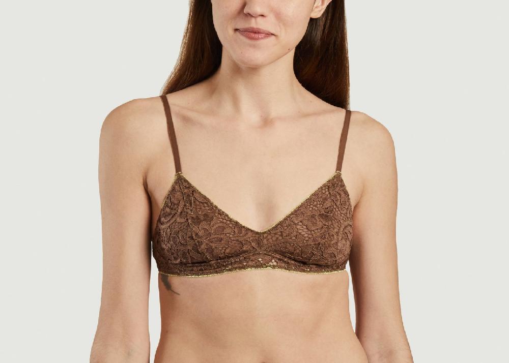 l'exception Soutien gorge Maaliko 13016 Marron Samsoe & Samsoe