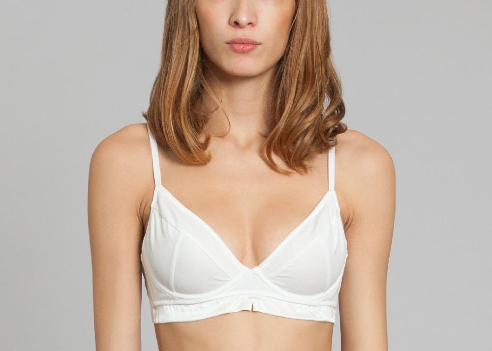 l'exception Soutien Gorge Pigeonnant Psyché Blanc Coryphée
